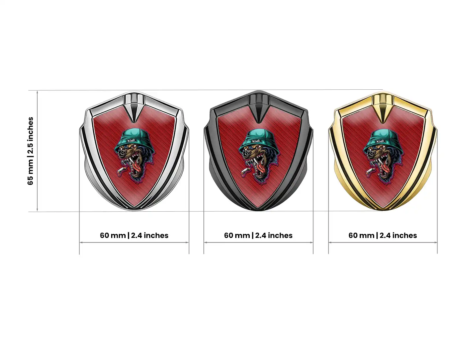 Emblem Car Badge Minimal Style Luxury Look
